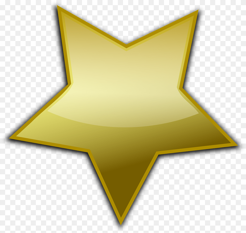 Golden Vector Star, Star Symbol, Symbol, Gold Free Png Download