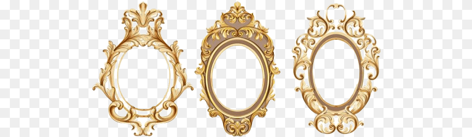 Golden Vintage Frame All Vector Frame Gold, Oval, Photography, Bronze, Accessories Free Png Download
