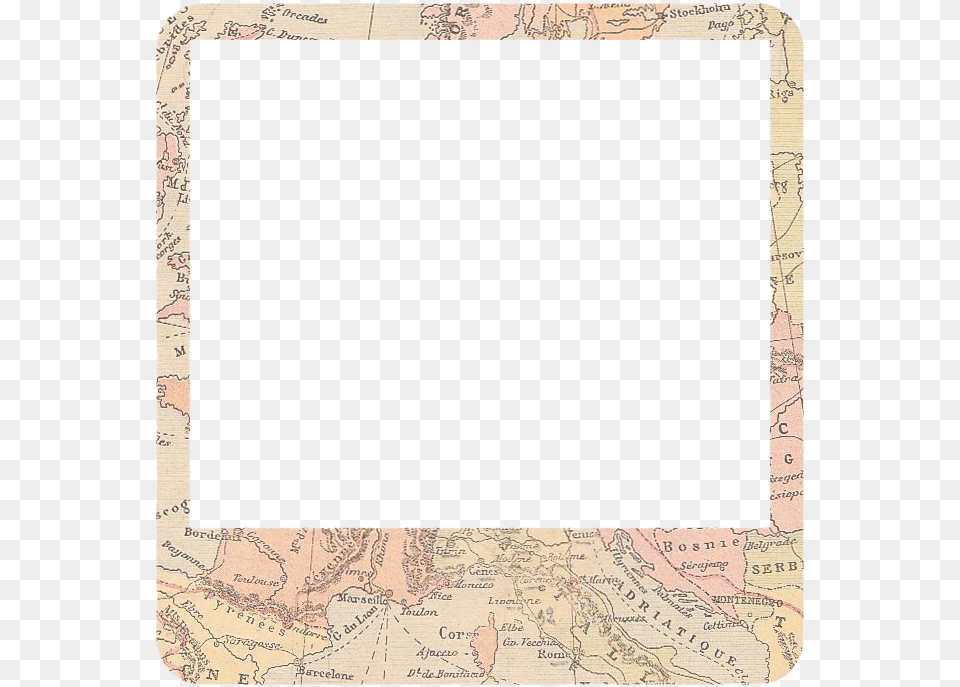 Golden Vintage Frame Old Polaroid Picture Frames, Home Decor, Blackboard, Chart, Plot Free Png Download