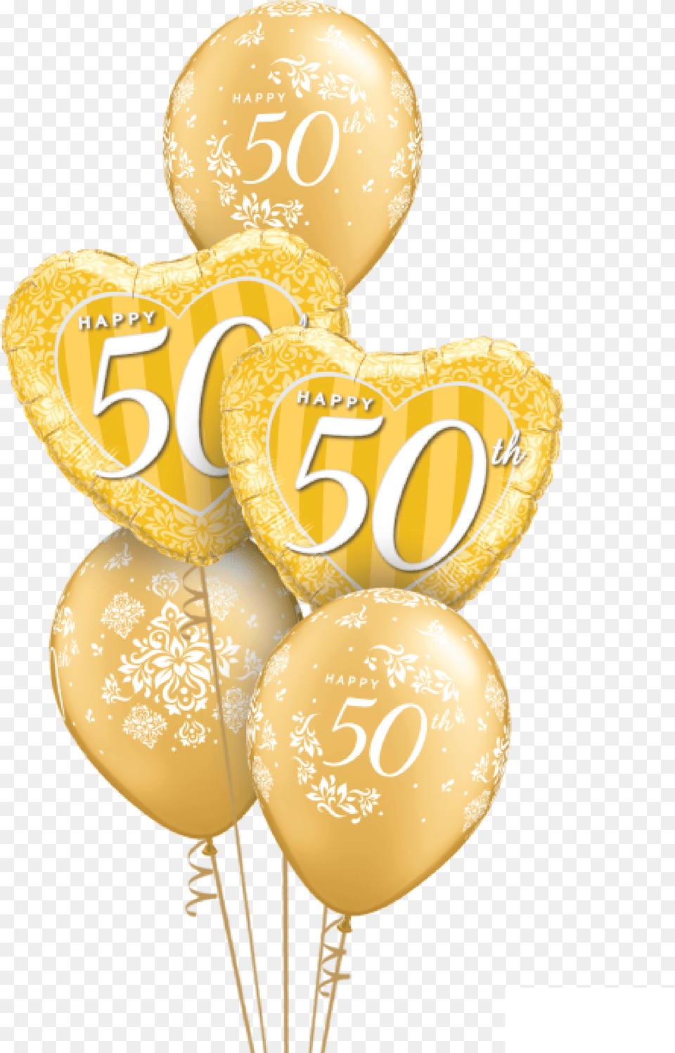 Golden Wedding Anniversary Balloon Png