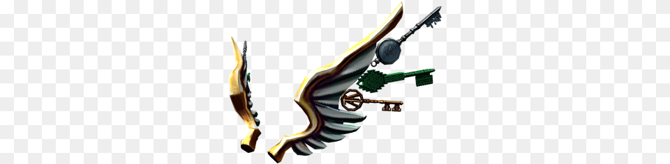 Golden Wings Of The Pathfinder Roblox Wikia Fandom Golden Wings Of The Pathfinder, Sword, Weapon, Smoke Pipe, Blade Free Transparent Png