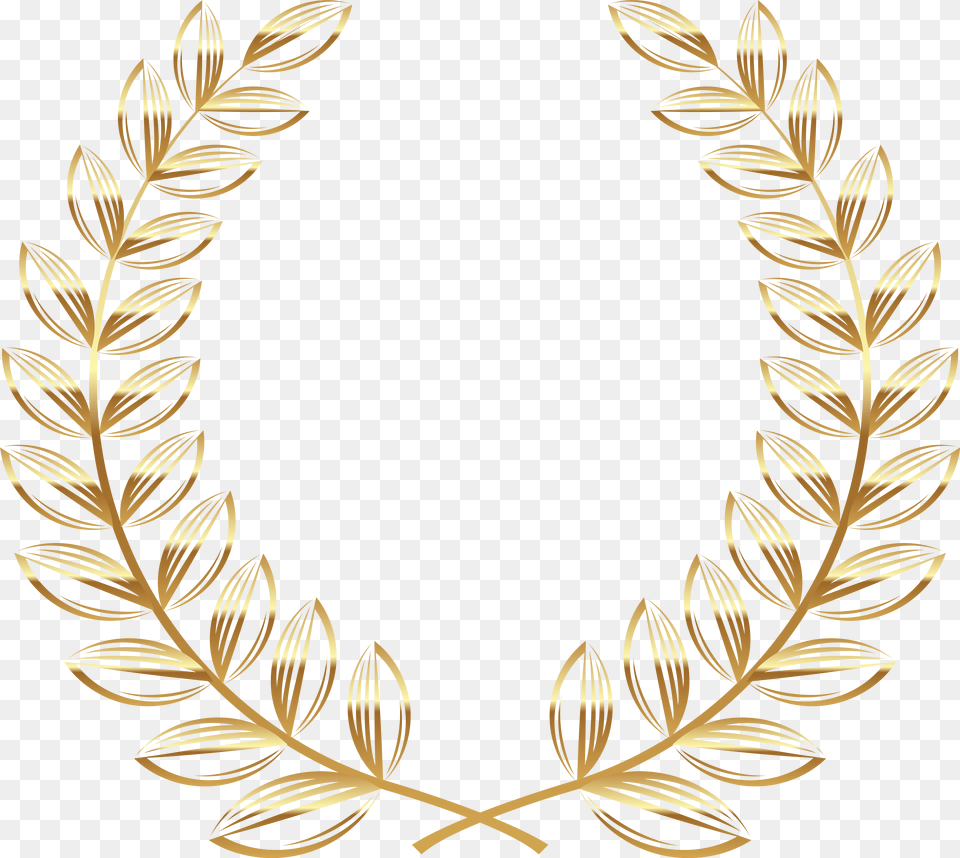 Golden Wreath Image Gold Flower Wreath, Accessories, Jewelry, Necklace, Pattern Free Transparent Png