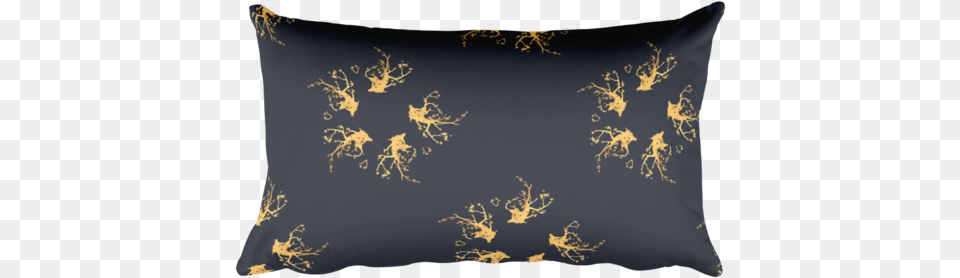 Golden Wreath Pillow Cushion, Home Decor, Blackboard Free Png