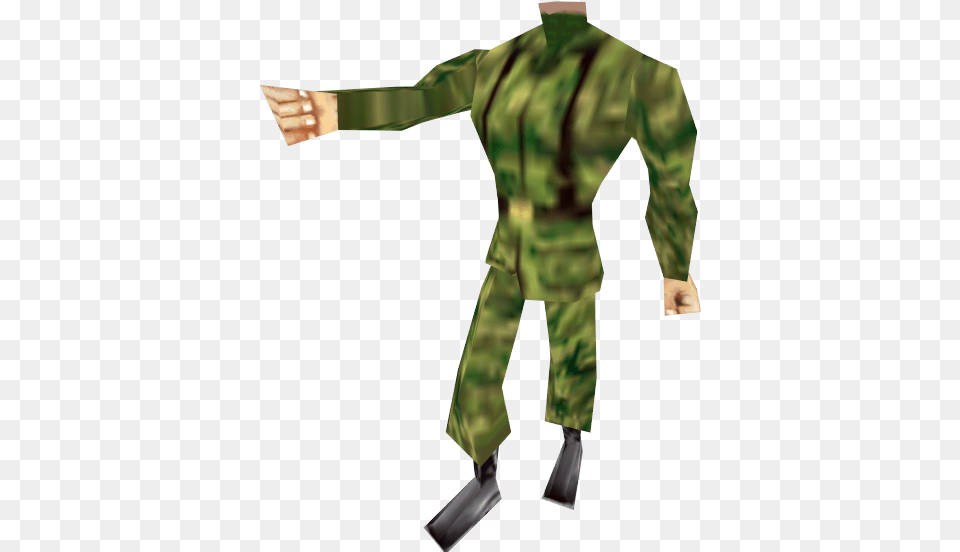 Goldeneye 007 Nintendo 64 Goldeneye X N64 Video Game Long Sleeve, Military, Military Uniform, Adult, Male Free Png