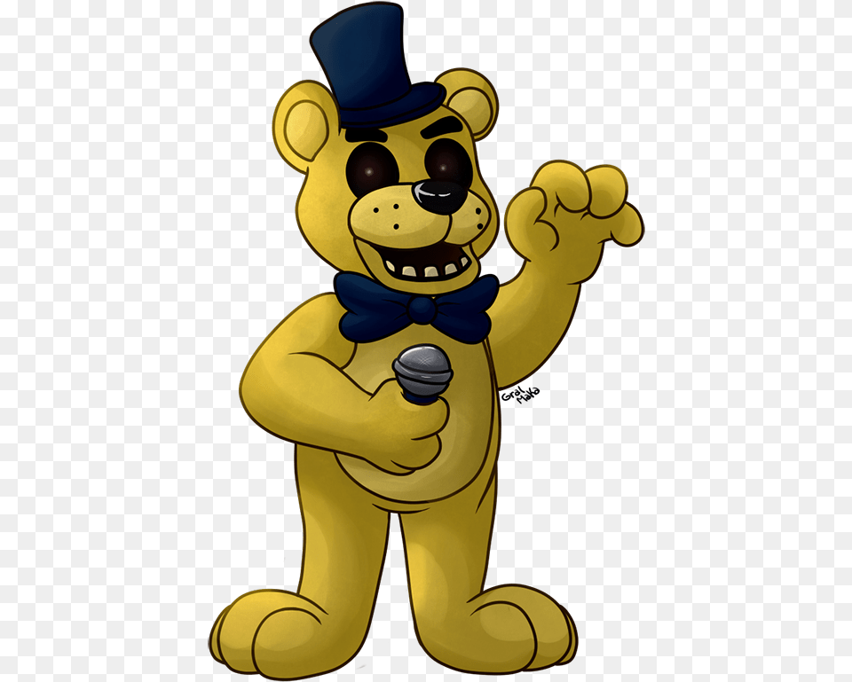Goldenfreddy Five Nights At Freddy39s Fan Art Golden Freddy, Nature, Outdoors, Snow, Snowman Free Transparent Png