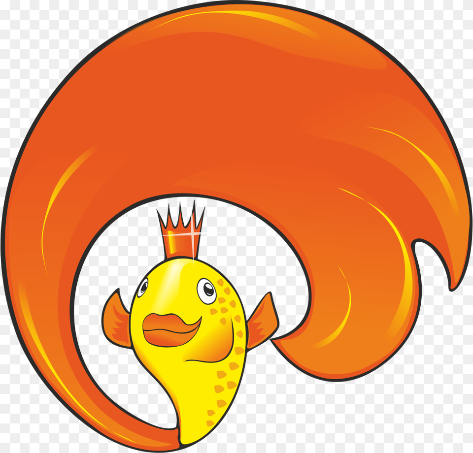 Goldfish, Logo, Animal, Fish, Sea Life Free Png Download
