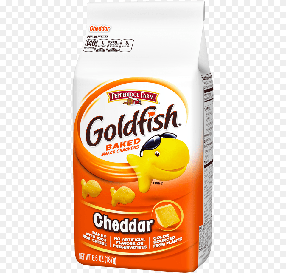 Goldfish Cheddar Bag Bag Goldfish Crackers, Food, Ketchup, Beverage, Juice Free Transparent Png