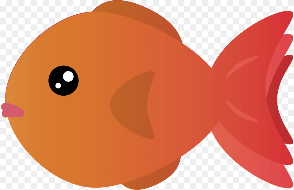 Goldfish Clipart, Animal, Sea Life, Fish, Shark Png Image