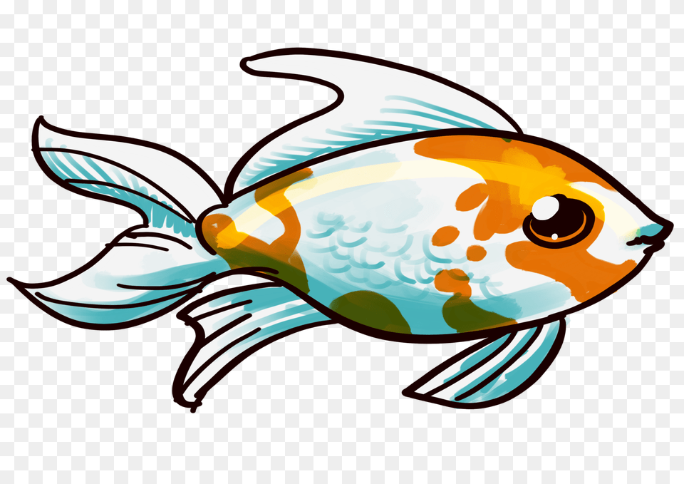 Goldfish Clipart Beautiful Fish, Animal, Sea Life, Appliance, Ceiling Fan Png