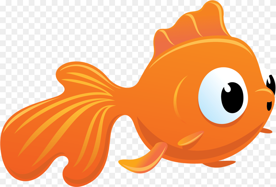 Goldfish Clipart Fish Cracker Cute Fish Vector, Animal, Sea Life, Baby, Person Free Png