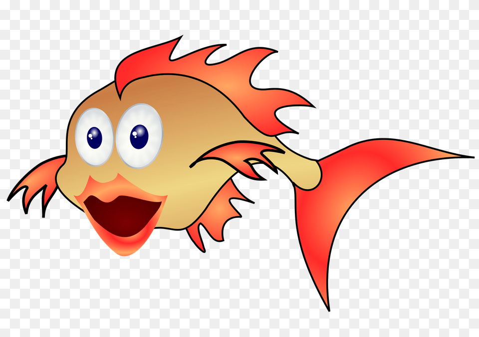 Goldfish Clipart Fish Head, Animal, Sea Life, Shark Free Png