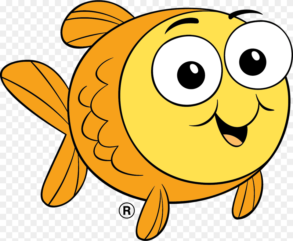 Goldfish Clipart School Snack Time Goldfish Swim School Bubbles, Animal, Sea Life, Fish, Shark Png Image