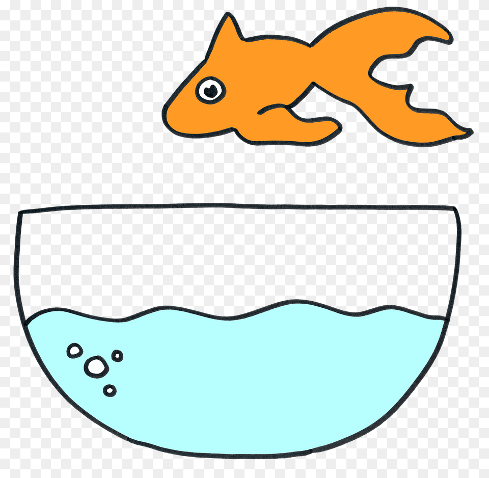 Goldfish In The Aquarium Clipart, Animal, Sea Life, Fish, Shark Free Transparent Png