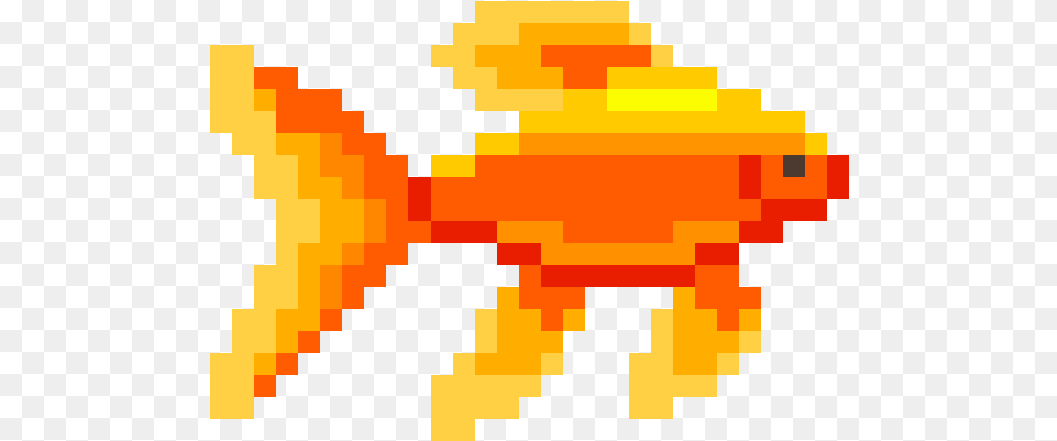Goldfish Pixel Art Maker Animated Fish Pixel Art, Animal, First Aid, Sea Life Free Transparent Png