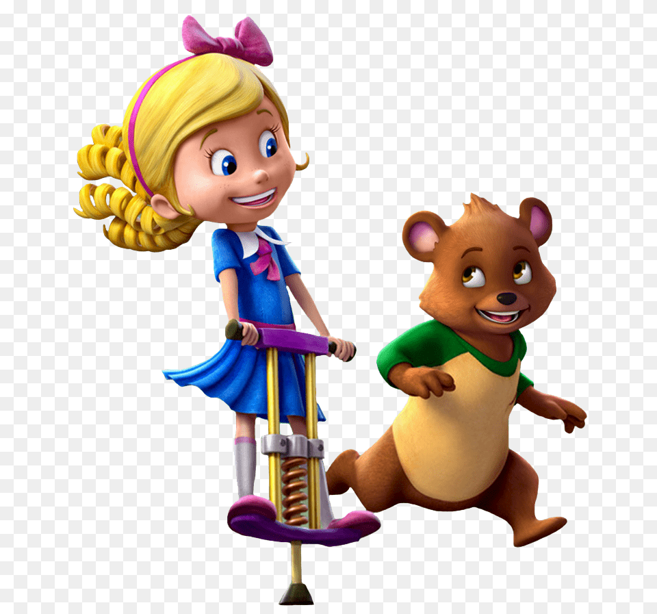Goldie Bear Pogo Stick, Doll, Toy, Face, Head Png