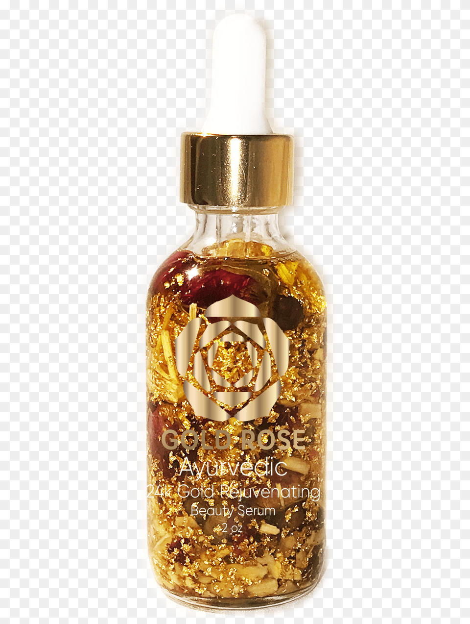 Goldrose Oil, Bottle, Cosmetics, Perfume, Food Free Png Download