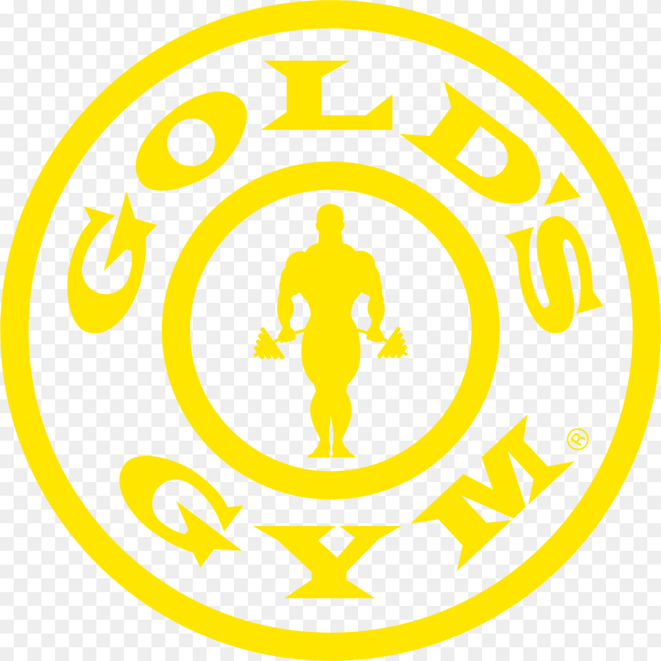 Golds Gym Gold Gym, Logo, Adult, Male, Man Free Png
