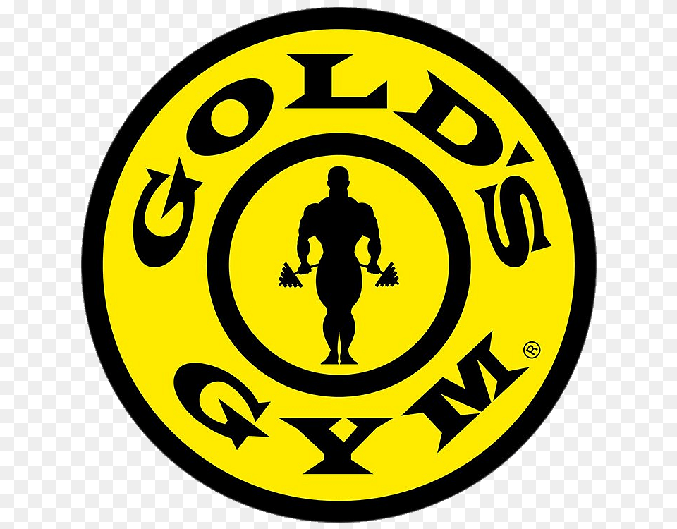 Golds Gym Logo, Adult, Male, Man, Person Free Png Download