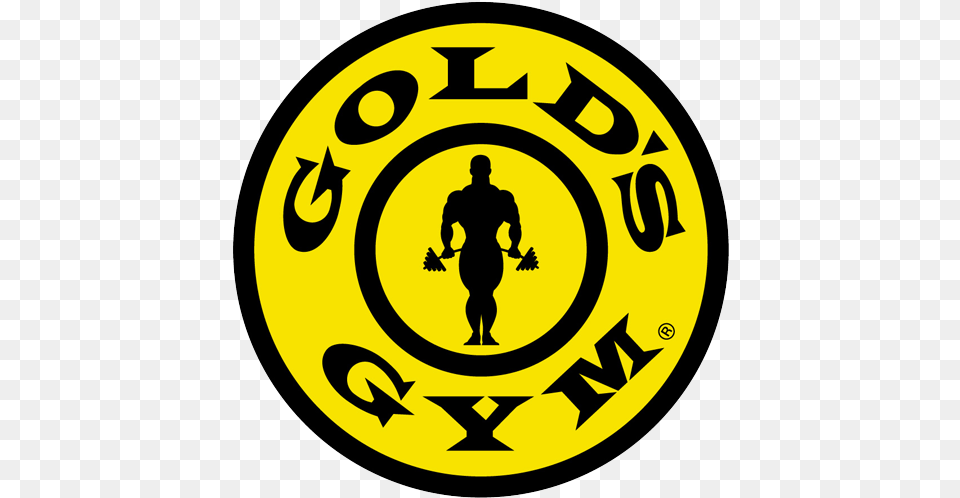 Golds Gym Logo 5 Image Logo Golds Gym, Adult, Male, Man, Person Free Transparent Png