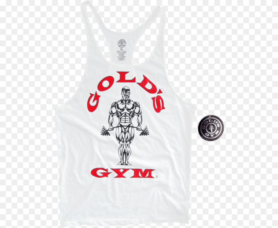 Golds Gym Logo Golds Gym Tank Tops, Clothing, Shirt, Tank Top, Adult Png