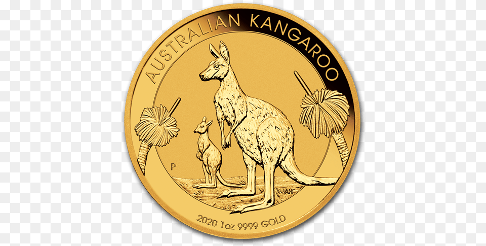Goldsilver Central All In Solutions For Gold Silver Australia Gold Coins 2020, Animal, Kangaroo, Mammal, Coin Png