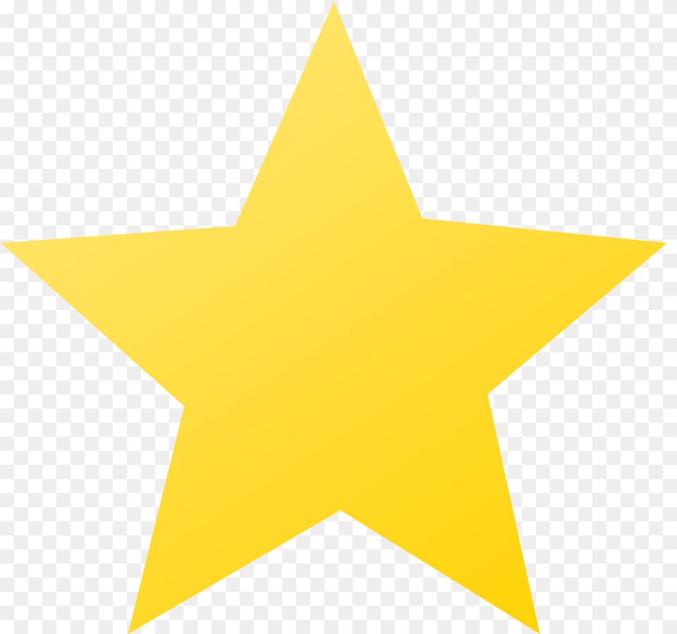 Goldstar Yellow Star With Black Background, Star Symbol, Symbol Free Png Download