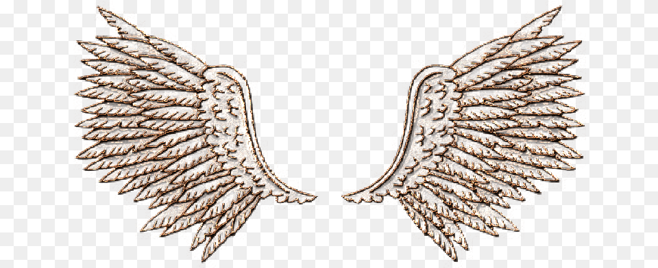 Goldwings Goldangel Angelwings Wingsoverlay Overlay Eagle, Accessories, Earring, Jewelry, Necklace Png Image