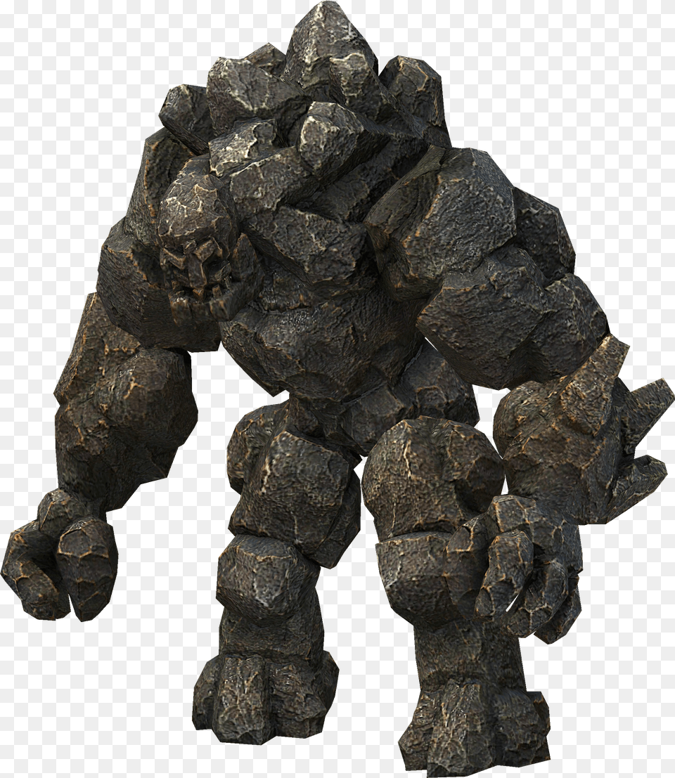 Golem, Rock, Mineral, Adult, Male Png Image