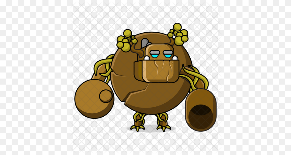 Golem Icon Character, Animal, Wildlife, Mammal, Beaver Png Image