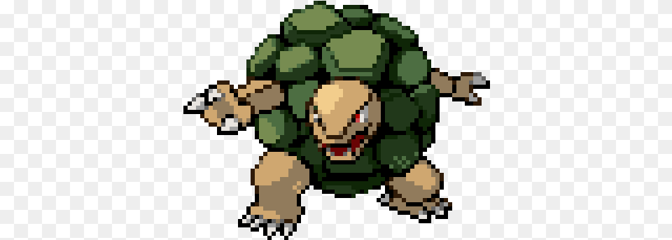 Golem Pokemon Pixel Art, Person, Green, Face, Head Free Png Download