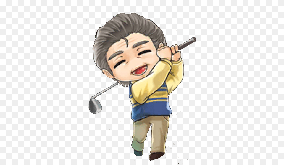 Golf, Baby, Person, Art, Face Png