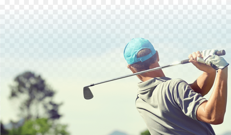 Golf, Field, Adult, Person, Man Png Image