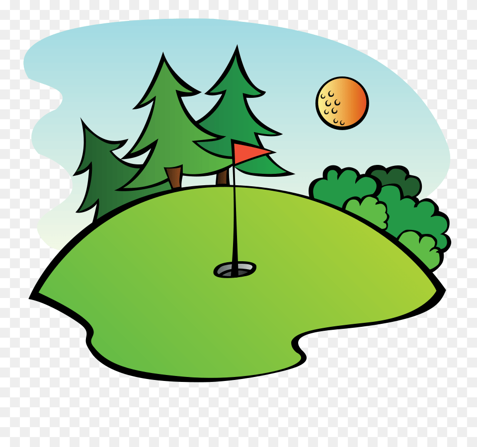 Golf As Billiards Clipart Crafts Golf Golf Ball, Green, Outdoors, Fun, Leisure Activities Png Image