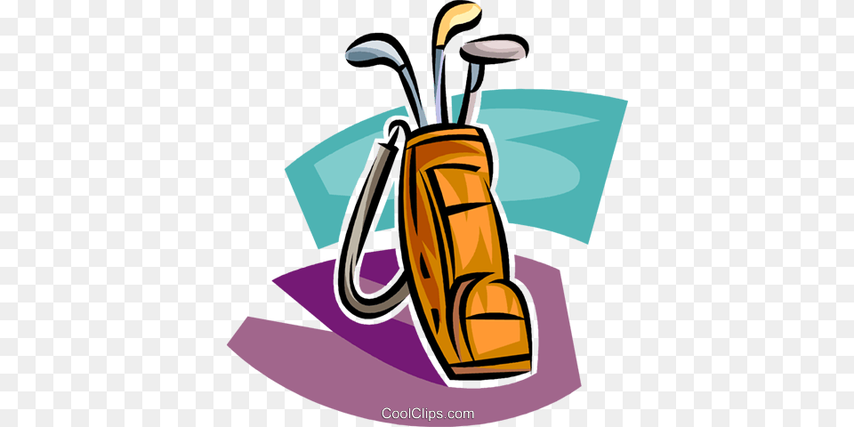 Golf Bag With Clubs Royalty Free Vector Clip Art Illustration, Golf Club, Sport, Dynamite, Weapon Png Image