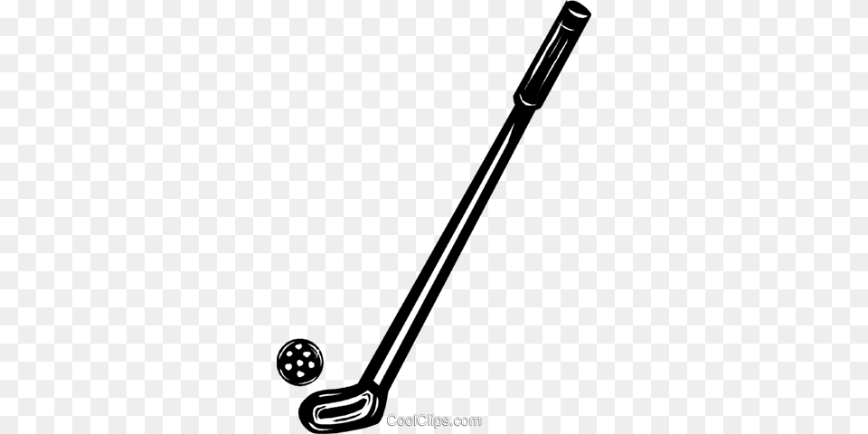 Golf Ball And Club Royalty Vector Clip Art Illustration, Hockey, Ice Hockey, Ice Hockey Stick, Rink Png
