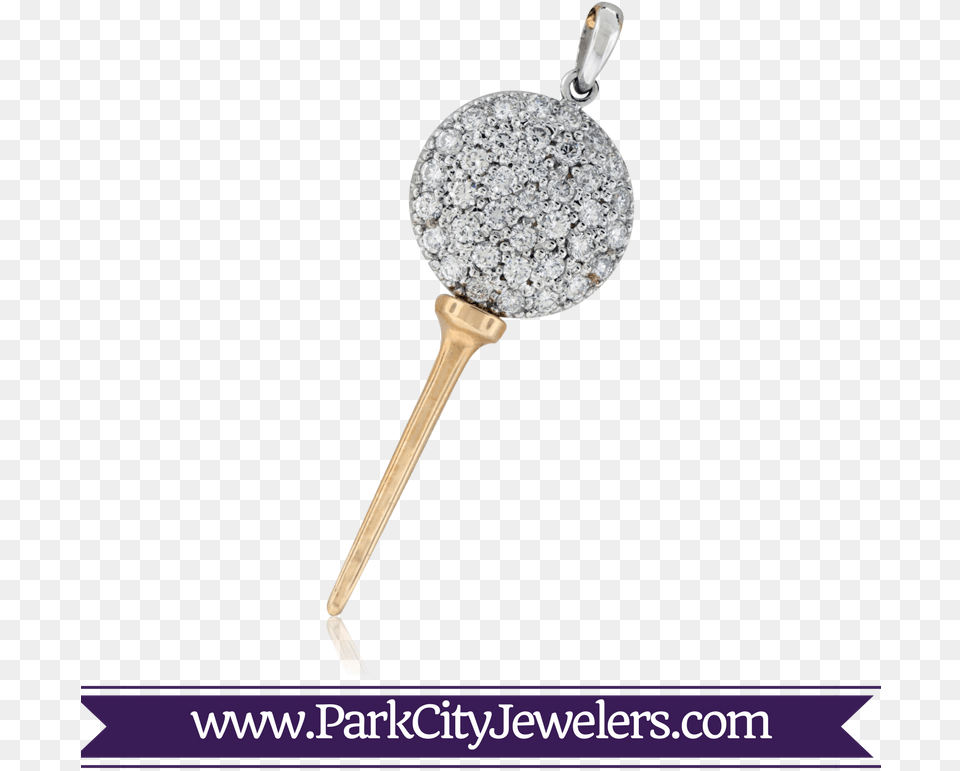 Golf Ball And Tee Pendant, Accessories, Diamond, Earring, Gemstone Png Image