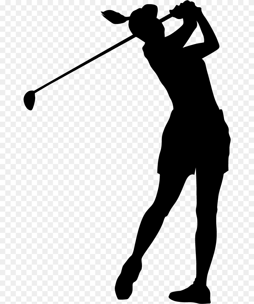 Golf Ball Clip Art Black And White, Adult, Male, Man, Person Free Png Download