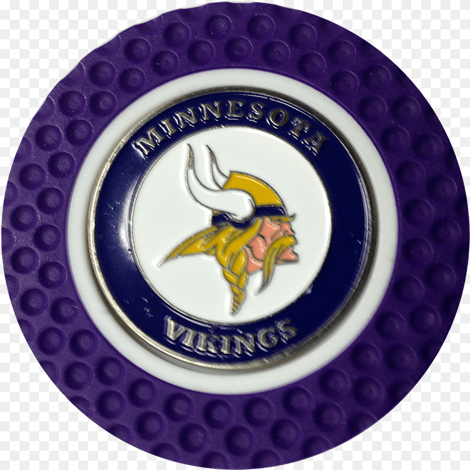Golf Ball Marker Nfl Minnesota Vikings Emblem, Badge, Logo, Symbol Png
