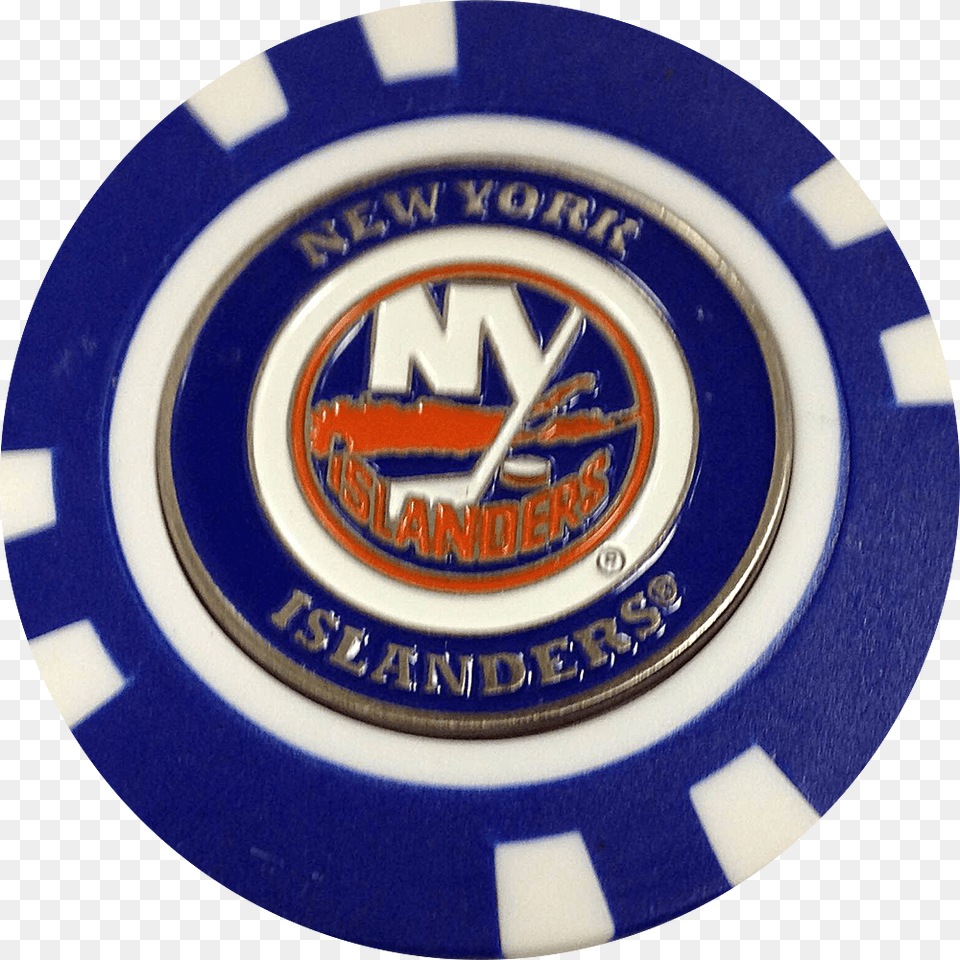 Golf Ball Marker Nhl New York Islanders New York Islander Wave Jersey, Logo, Emblem, Symbol Free Png