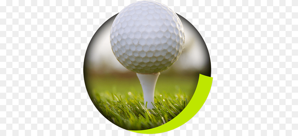 Golf Ball On Tee Tee, Golf Ball, Sport, Fungus, Plant Png Image