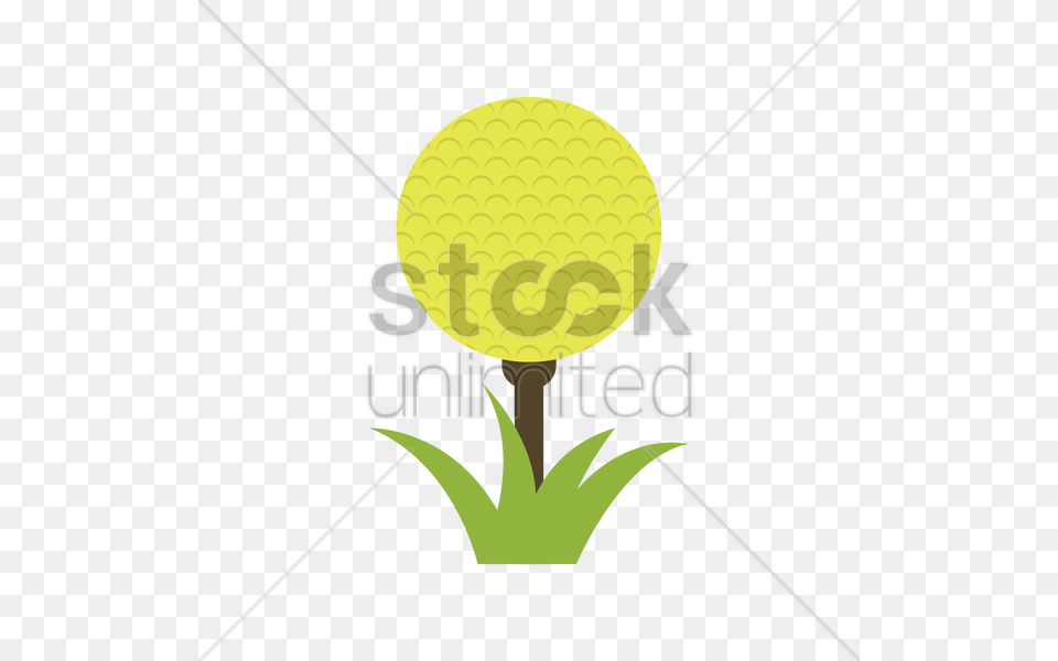 Golf Ball On Tee Vector, Golf Ball, Sport Free Png Download