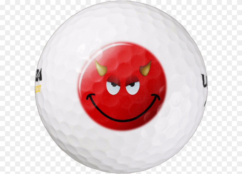 Golf Ball Pack Smiley, Golf Ball, Plate, Sport Free Transparent Png