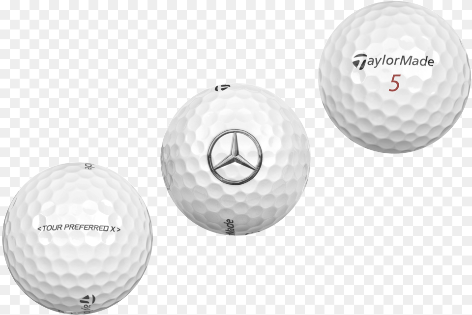 Golf Balls Golf Ball With Mercedes, Golf Ball, Sport, Football, Soccer Free Png