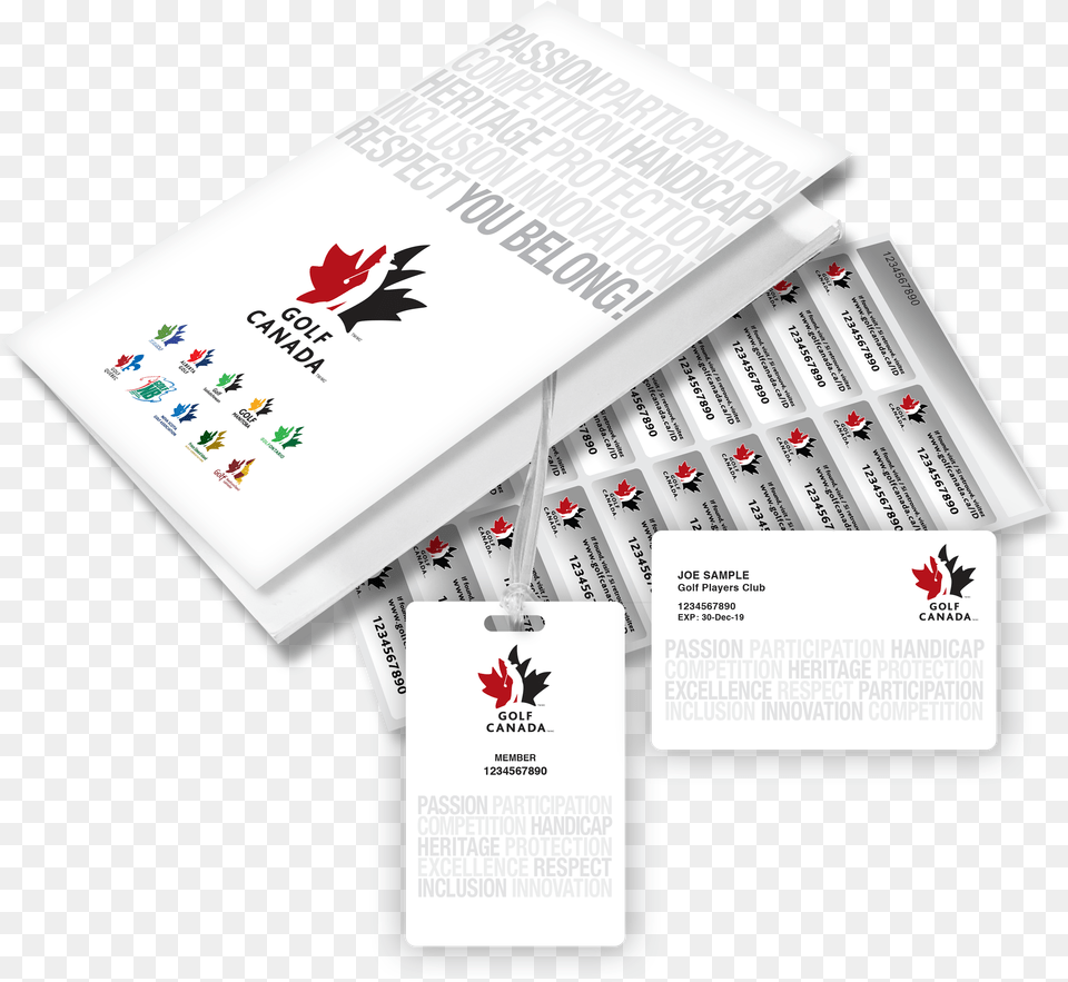 Golf Canada Membership Package, Advertisement, Poster, Business Card, Paper Free Png Download