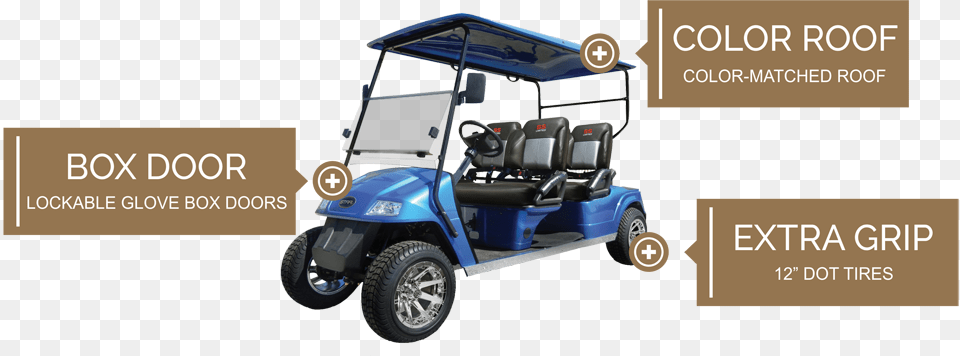 Golf Car Experience Golf Cart, Transportation, Vehicle, Machine, Wheel Free Png Download