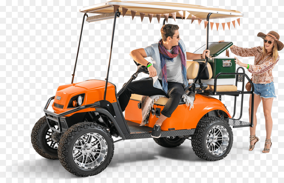 Golf Cart, Woman, Shoe, Footwear, Female Png Image