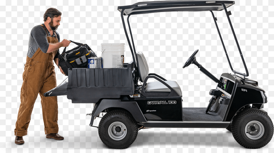 Golf Cart, Man, Adult, Male, Person Free Png Download