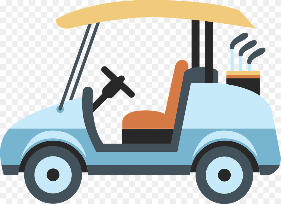 Golf Cart Clipart, Transportation, Vehicle, Moving Van, Van Png Image