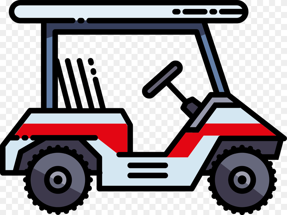 Golf Cart Clipart, Transportation, Vehicle, Bulldozer, Machine Free Png Download