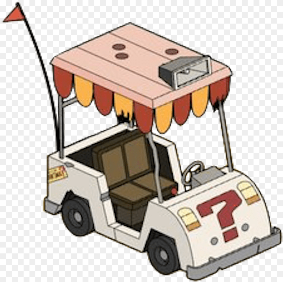 Golf Cart Clipart Mystery Shack Golf Cart, Golf Cart, Sport, Transportation, Vehicle Png Image